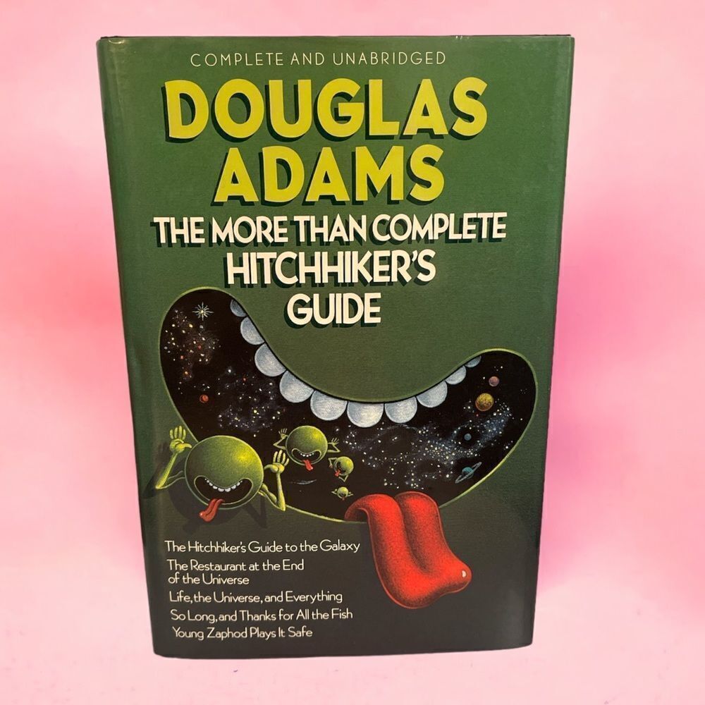 Douglas Adams THE MORE THAN COMPLETE HITCHHIKERS GUIDE  4th Printing